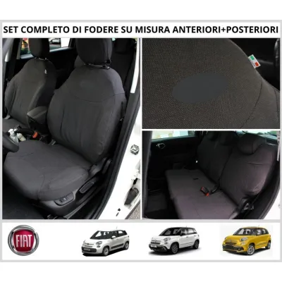 Fodere Coprisedili Su Misura Per Fiat 500L Fodera Foderine Complete Vari Colori