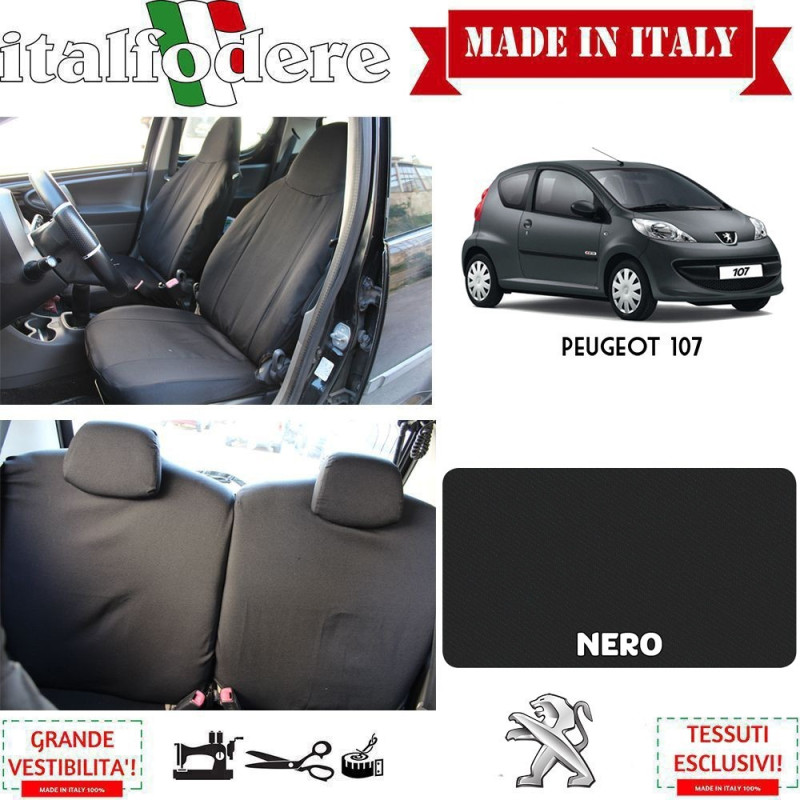 Coprisedili Auto GT Ergonomic XTRM-CAR Per Peugeot 4007 E 4008 - Rosso, 1 Pezzo